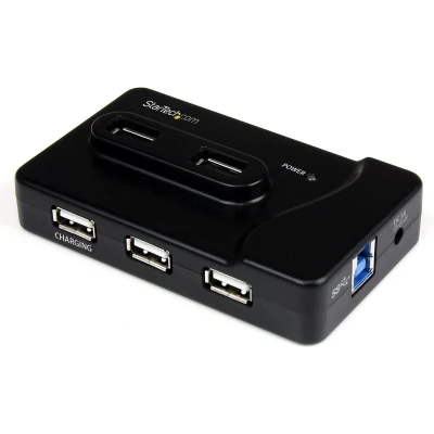 Afbeelding van StarTech 6 poort USB 3.0/2.0 Combo Hub met Oplaadpoort