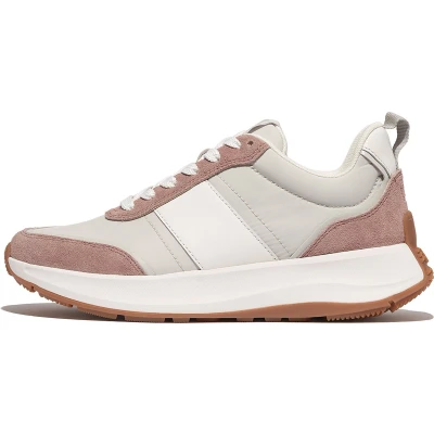 Afbeelding van FitFlop F Mode Flow Sneaker Nylon &amp; Suede Mix ROZE Maat 37