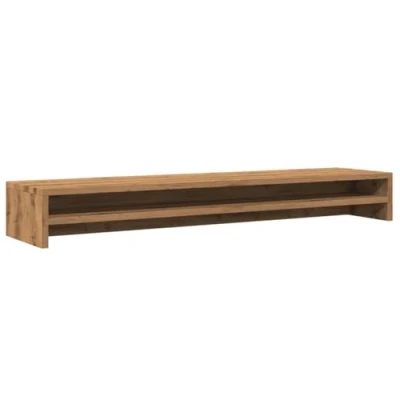 Afbeelding van vidaXL Monitorstandaard 100x24x13cm bewerkt hout artisanaal eikenkleur