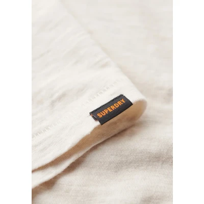 Afbeelding van Superdry CREW NECK SLUB Tshirt basic, Heren, Maat: Large, Oat cream marl