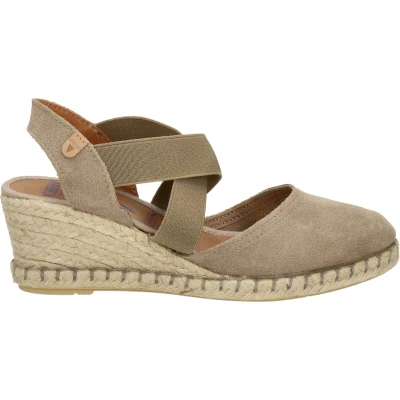 Afbeelding van Verbenas Mila Sandalen Touwzool taupe Maat 38