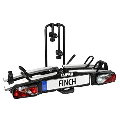 Afbeelding van EUFAB 11584 Finch fietsendrager voor 2 fietsen, zilver/zwart