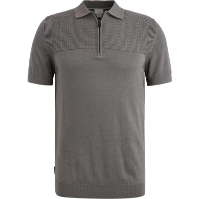 Afbeelding van Cast Iron Polo Heren korte mouwen Grijs