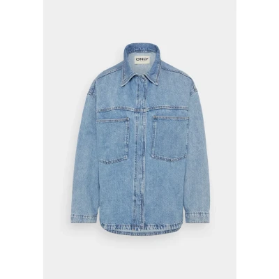 Afbeelding van ONLY Onlemmie Spijkerjas, Dames, Maat: XS, Light blue denim