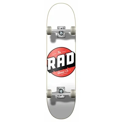Afbeelding van RAD Logo Classic Progressive Compleet Skateboard White 8.0