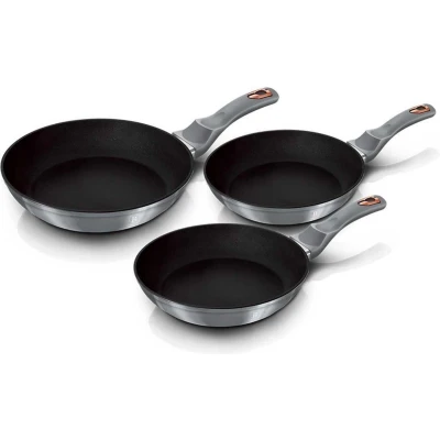 Afbeelding van Berlinger Haus BH 6169F Pannenset 3 delig Moonlight collection