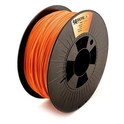 Afbeelding van Basicfil PLA 1,75 mm, 1 kg filament voor 3D printers, oranje