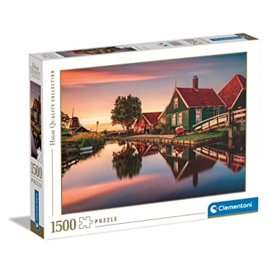 Afbeelding van Clementoni Puzzel 1500 Stukjes High Quality Collection Zaanse Schans, Voor Volwassenen en Kinderen, 14 99 jaar, 31696