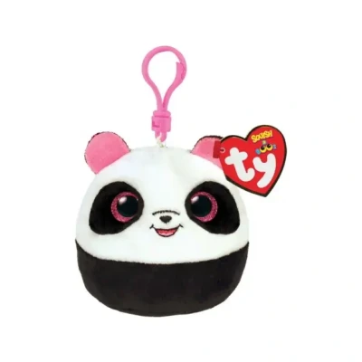 Afbeelding van TY Squish a Boo Clips Knuffel Panda Bamboo 8 cm