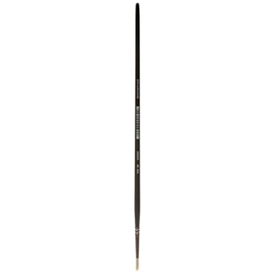 Afbeelding van Winsor &amp; Newton 5632002 Azanta Black penseel van natuurlijk varkenshaar voor olieverf en acrylverf, goede stijfheid, ideaal rijke lichaamskleuren, lange steel