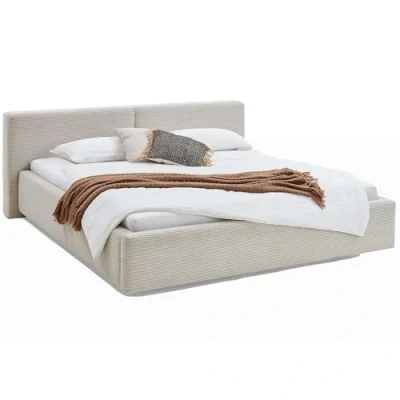 Afbeelding van Meise Tweepersoonsbed Kubrik ribfluweel 180x200 Beige
