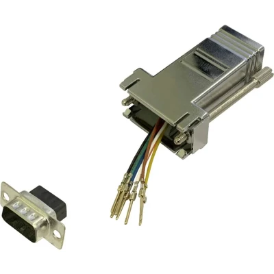 Afbeelding van BKL Electronic 10121111 Adapter D sub stekker 9 polig RJ45 bus 1 stuk(s) Single