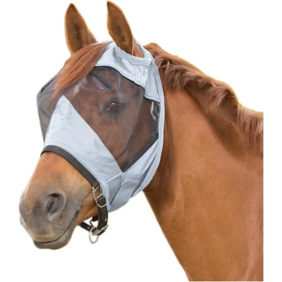 Afbeelding van Waldhausen PREMIUM vliegenmasker zonder gehoorbescherming Cob Zilver Grijs