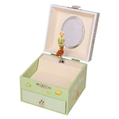 Afbeelding van TROUSSELIER de kleine prins Saint Exupéry Schatkist en muzikale sieraden Ideaal cadeau voor kinderen Gloeiend in het donker nacht Muziek La Valse d&#039;Amélie Poulain Kleur