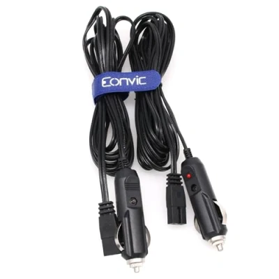 Afbeelding van Eonvic Mobicool SAST KEMIN 12 V DC sigarettenaansteker verlengkabel voor mini koelkast auto koeler, (3 m, 2 stuks)