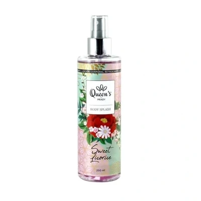 Afbeelding van Queen&#039;s by Prady Body Splash Sweet Licorice Bodymist 250 ml