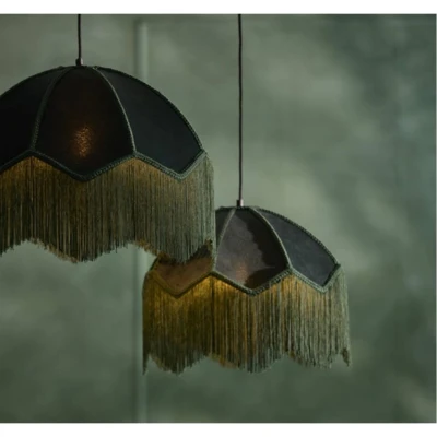 Afbeelding van Light &amp; Living Hanglamp Malacia Donkergroen Ø40cm Modern Hanglampen Eetkamer, Slaapkamer, Woonkamer
