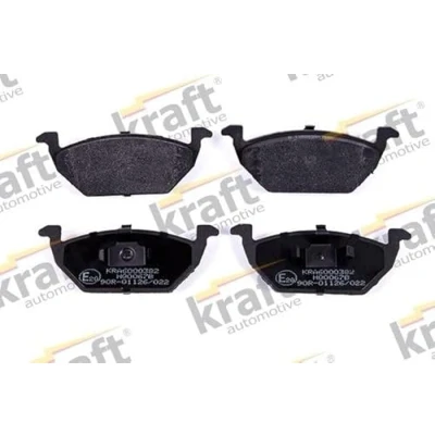 Afbeelding van KRAFT 6000382 Remblokkenset Vooras SKODA: Fabia 2, Roomster, 1 Combi, VOLKSWAGEN: Polo V Hatchback, IV Saloon, AUDI: A3 Hatchback
