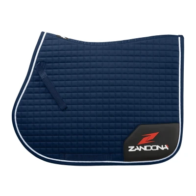 Image de Zandona Tapis de Selle Saut MCL Marin/Noir Full