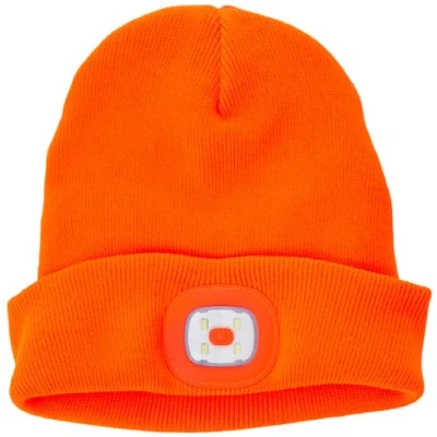 Afbeelding van Portwest B029 oplaadbare LED beanie muts Orange