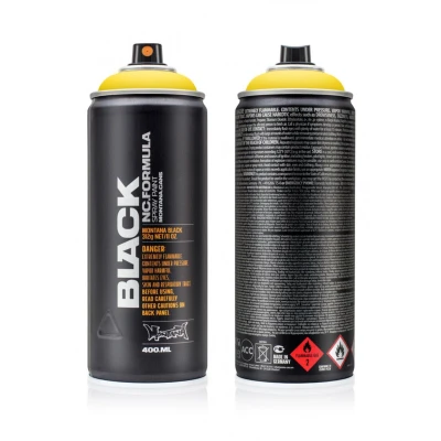 Afbeelding van Montana Black BLK1025 Kicking Yellow 400 ml