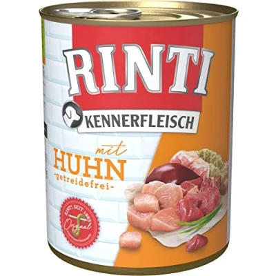 Afbeelding van 800g RINTI Kennerfleisch met kip hondenvoer nat