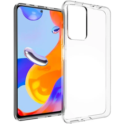 Afbeelding van Accezz Hoesje Geschikt voor Xiaomi Redmi Note 11 Pro Siliconen Clear Backcover Transparant