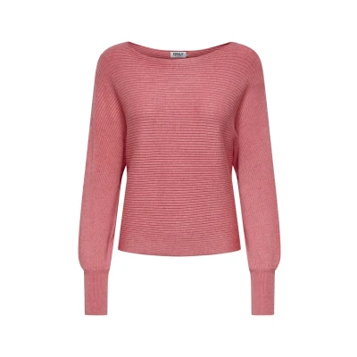 Afbeelding van Only Trui Onladaline L/s Short Pullo Knt Noos 15226298 Tea Rose/w. Melange Dames Maat XS