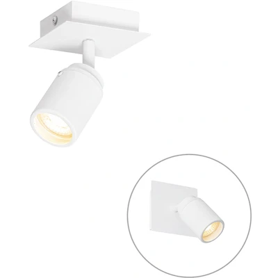 Afbeelding van QAZQA Moderne badkamer spot wit vierkant IP44 Ducha