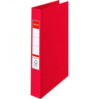 Afbeelding van Ringband Esselte Vivida A4 2 rings O mech 25mm PP rood