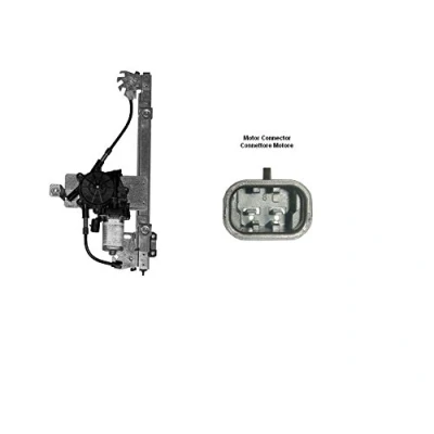 Afbeelding van Jumasa Raammechanisme Links achter Electrisch Met elektromotor Zonder comfortfuncties ZR LR21 L LAND ROVER: Freelander I Off Road