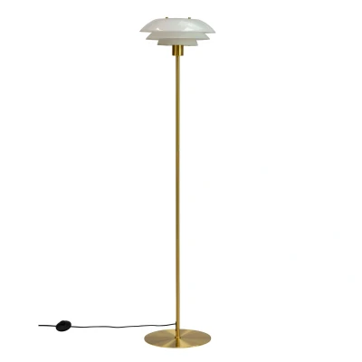 Afbeelding van DL31 vloerlamp opaal, messing