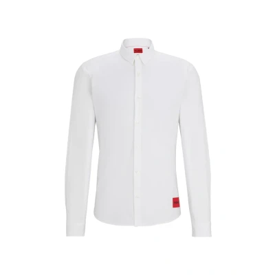 Afbeelding van HUGO Overhemd, Heren, Maat: Small, Open white