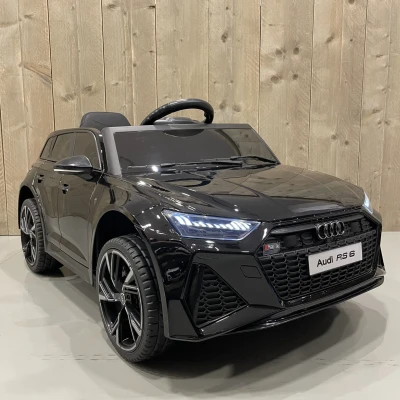 Afbeelding van Audi RS6 Elektrische Kinderauto Metallic Zwart