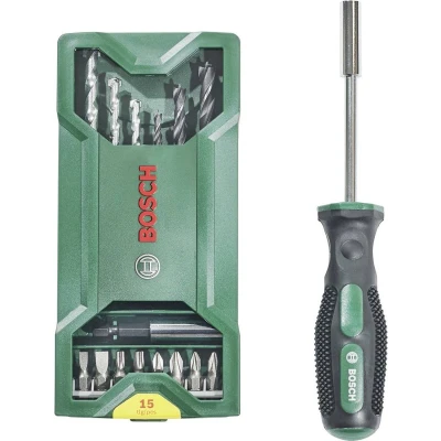 Afbeelding van Bosch Accessories 2607017654 Mini X Line Boor en bit assortiment 16 delig