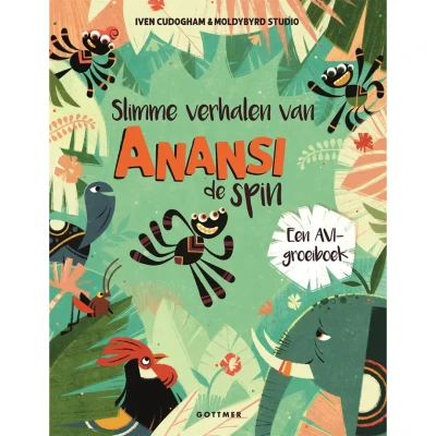 Afbeelding van Anansi de spin Slimme verhalen van