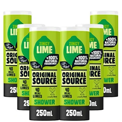Afbeelding van Original Source Zingy Douchegel, limoen, 6 x 250 ml