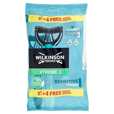 Afbeelding van Wilkinson Xtreme 3 Sensitive Pack 8 + 4 Gratis stuks