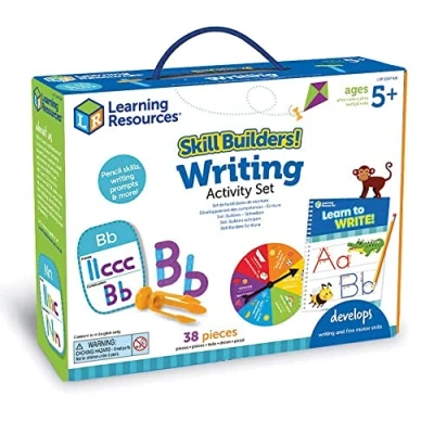 Afbeelding van Learning Resources LSP1247 UK Buchstaben Builders Handschrift Praktijkset Pennentrainer, Training, Lettertekening, Schrijven, Vanaf