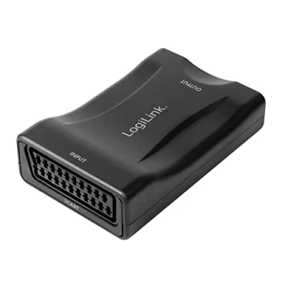 Afbeelding van LogiLink CV0160 Scart (vrouwelijk) naar HDMI video omzetter, Full HD FHD 1080p, zwart