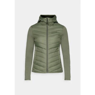 Afbeelding van Peak Performance Frost Down Hybrid Hood Dames Groen L