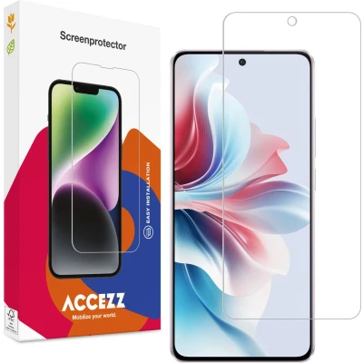 Afbeelding van Accezz Screenprotector Geschikt voor Oppo Reno 11 F Gehard Glas