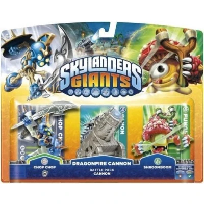 Afbeelding van Skylanders Giants Battle Pack Chop Chop, Shroomboom, Dragonfire Kanon Wii + PS3 Xbox360 3DS U