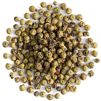 Afbeelding van biologische groene peper voor molen hele gourmet in korrel, peper, gedroogde
