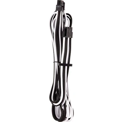Afbeelding van CORSAIR Premium EPS 12 V / ATX type 4 Gen individuele ommanteling wit zwart