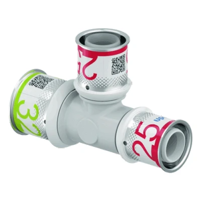 Afbeelding van Uponor T Stuk Ø32x25x25mm kunststof 1039960
