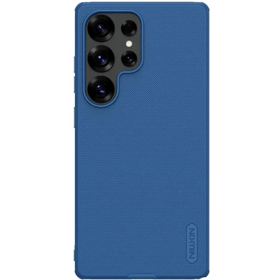 Afbeelding van Nillkin Super Frosted Shield Hoesje Geschikt voor Samsung Galaxy S25 Ultra Back Cover Blauw