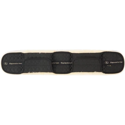 Afbeelding van BR Singelhoes Sheepskin Velcro Zwart/Zwart 50cm