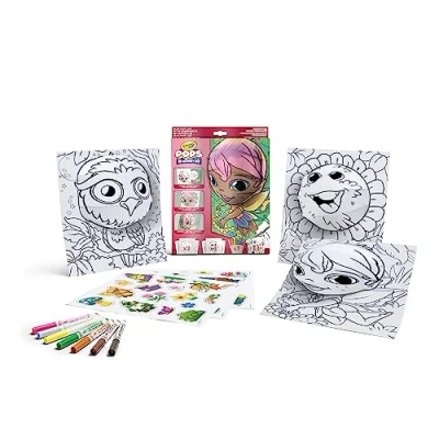 Afbeelding van CRAYOLA POPS 3D activiteitenset voor het kleuren en maken van tekeningen, creatieve activiteit cadeau kinderen, onderwerp betoverende figuren, vanaf 6 jaar, 04 2801
