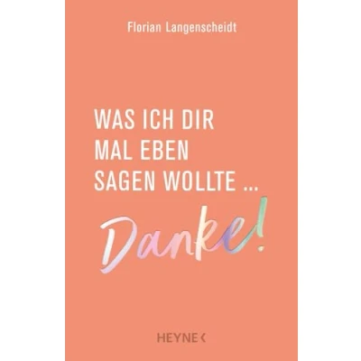 Afbeelding van Was ich dir mal eben sagen wollte: Danke!